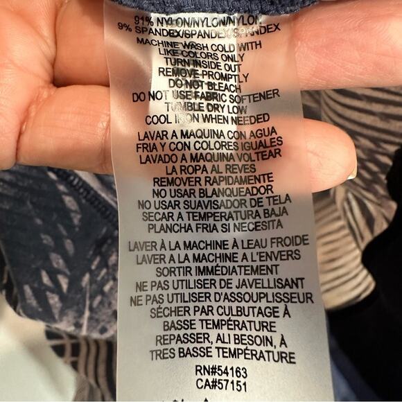 Calvin Klein Performance Palm Leaf Leggings SZ M - Picture 7 of 10